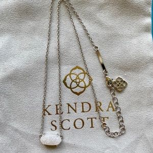 Kendra Scott Iridescent Drusy Ever Necklace